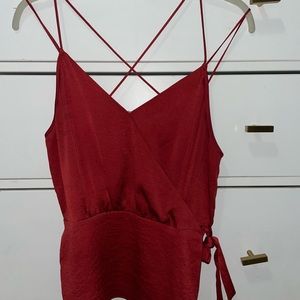 Dark red blouse- Size M